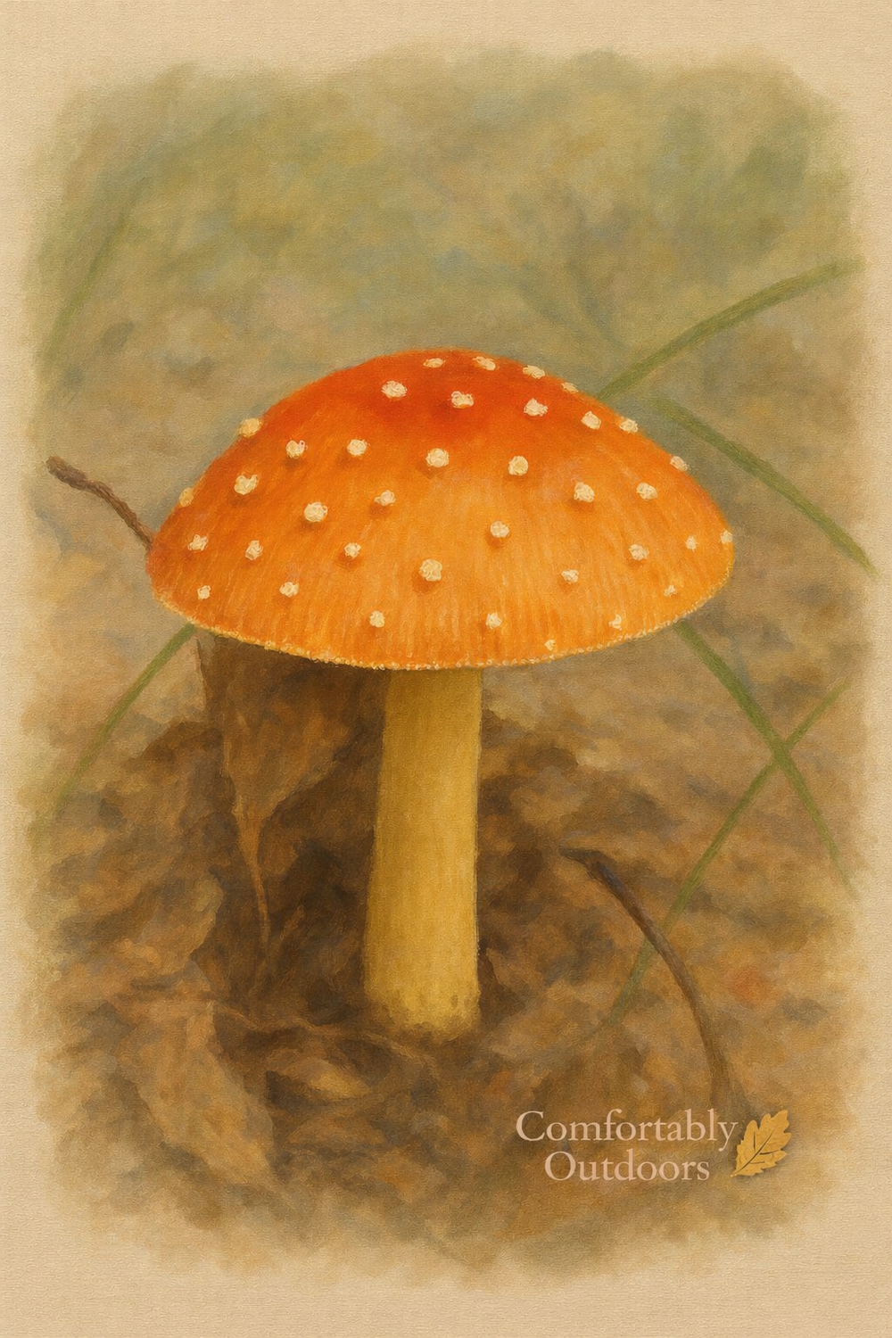 orange mushroom
