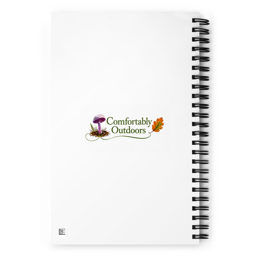 Red Amanita Mushroom Spiral Notebook