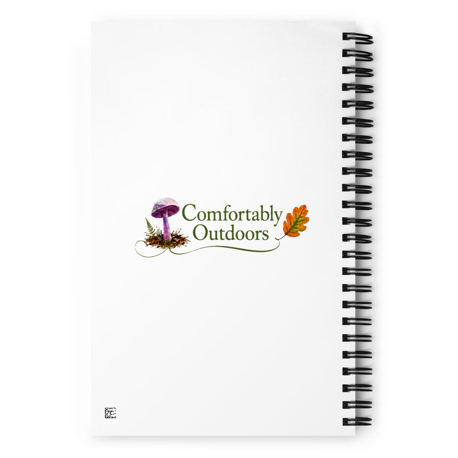Cinnabar Chanterelle Spiral Notebook