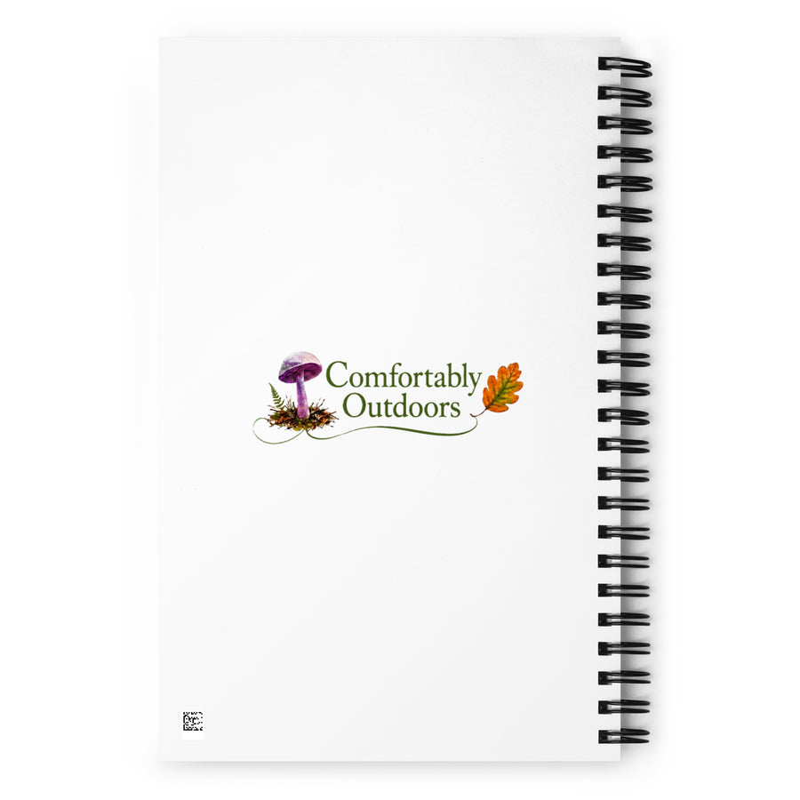 Mushroom and Fern Spiral Notebook