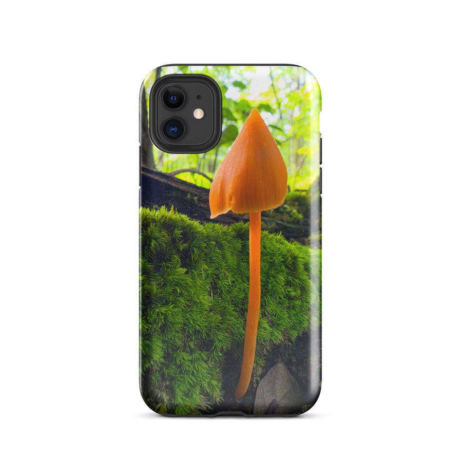 Orange Waxcap Mushroom Tough iPhone Case